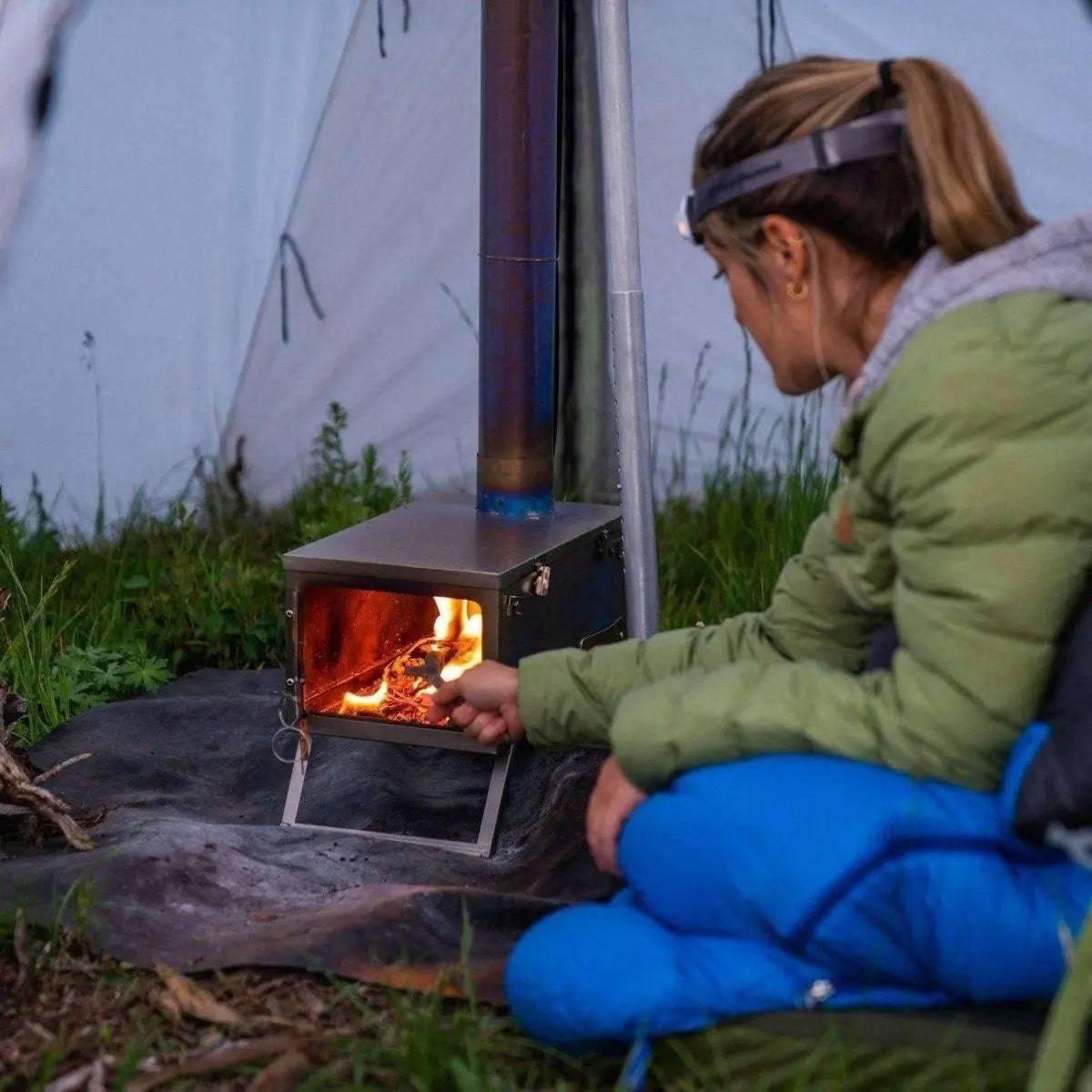 Winnerwell Fastfold Titanium Stove - NORTH RIVER OUTDOORS