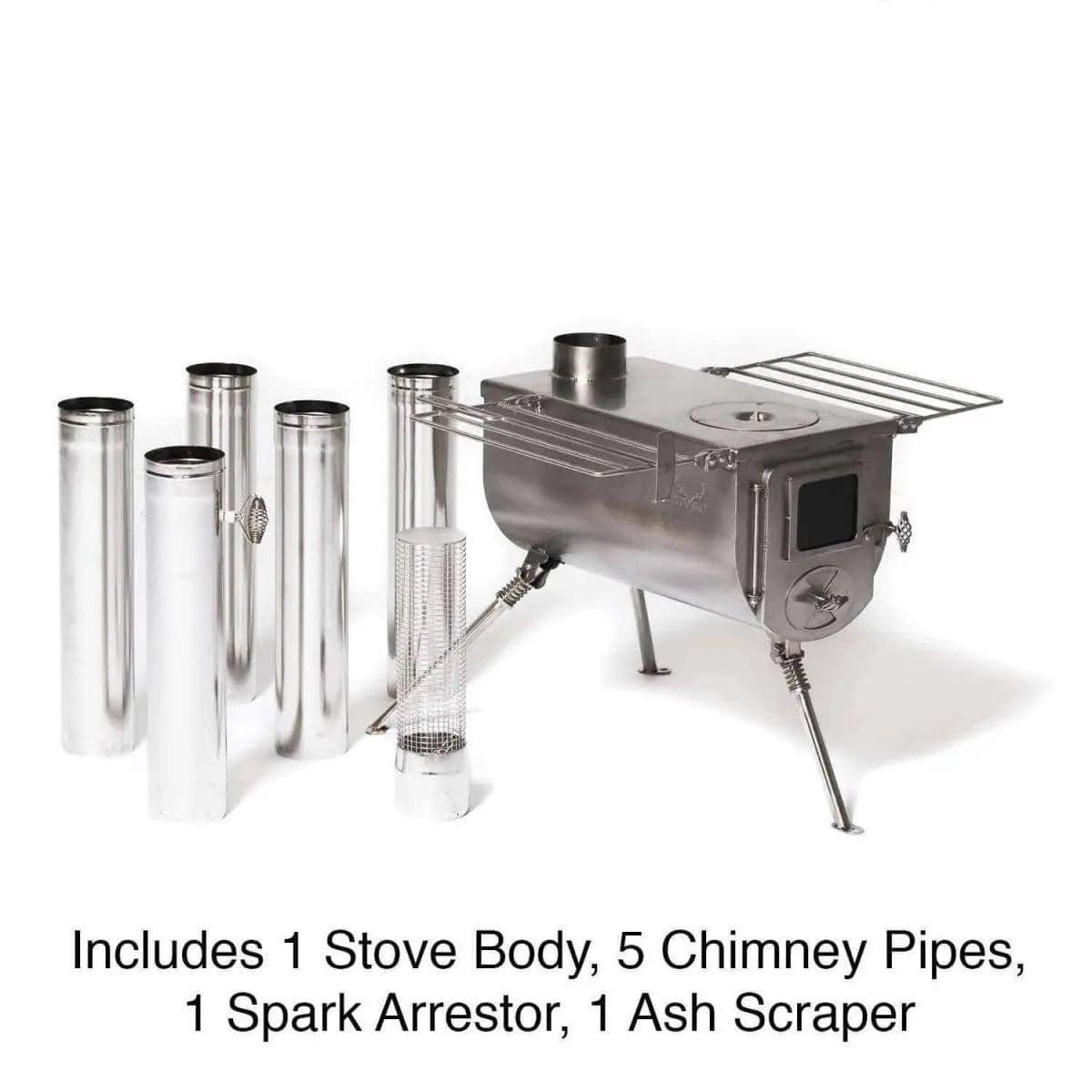 Winnerwell Woodlander Large Tent Stove 1500 Cubic - NORTH RIVER OUTDOORS