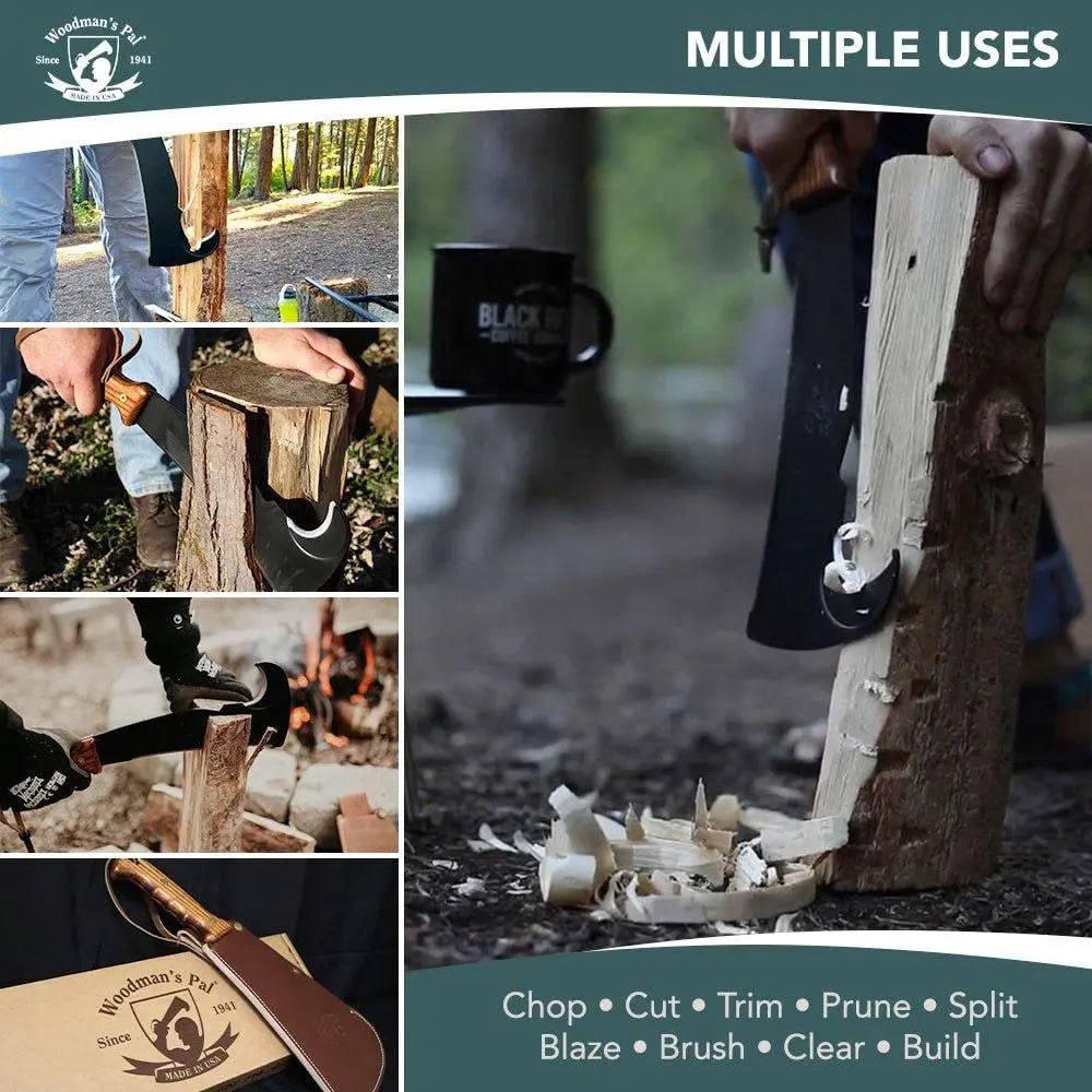 Woodman's Pal 2.0 - Multi-Use Axe Machete with Sheath - NORTH RIVER OUTDOORS