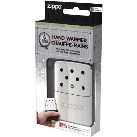 Zippo Hand Warmer Chrome 6 Hour - NORTH RIVER OUTDOORS