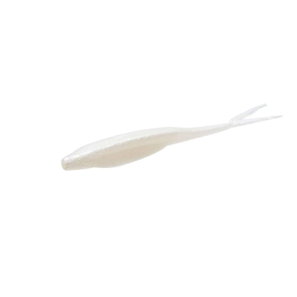 Zoom Super Fluke 5" White Pearl 10pk - NORTH RIVER OUTDOORS