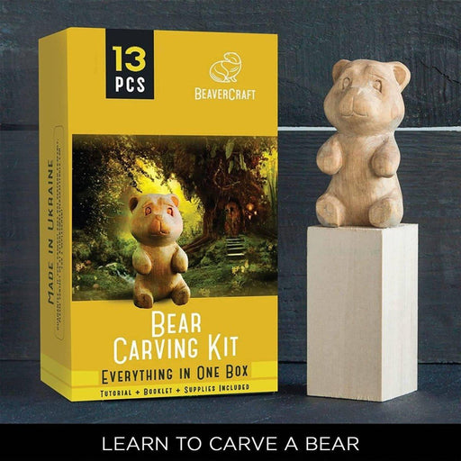 BeaverCraft Bear Carving Hobby-Kit from NORTH RIVER OUTDOORS