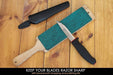 BeaverCraft Dual-Sided Leather Paddle Strop with P1 Polishing Compound from NORTH RIVER OUTDOORS