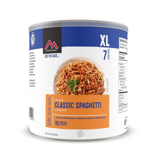 Classic Spaghetti with Meat Sauce Survival & Emergency Food #10 Can from NORTH RIVER OUTDOORS