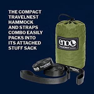 ENO TravelNest Hammock + Straps Combo from NORTH RIVER OUTDOORS