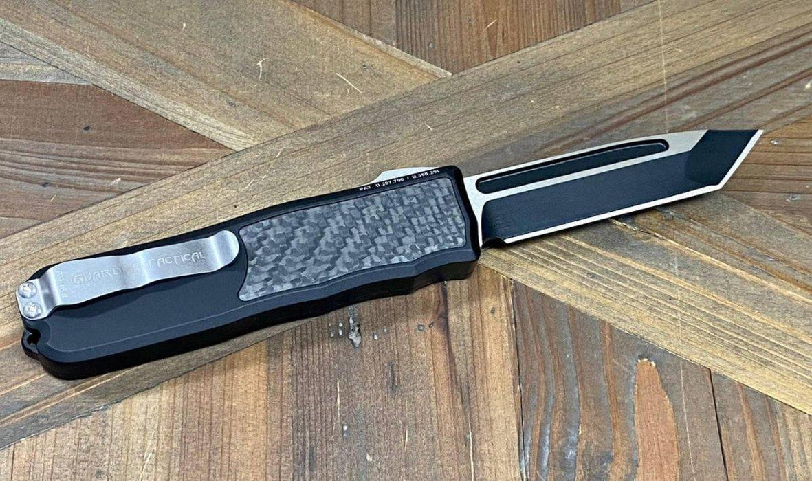 Guardian Tactical RECON-035 92221 Auto Knife Two Tone Tanto Carbon Fiber from NORTH RIVER OUTDOORS