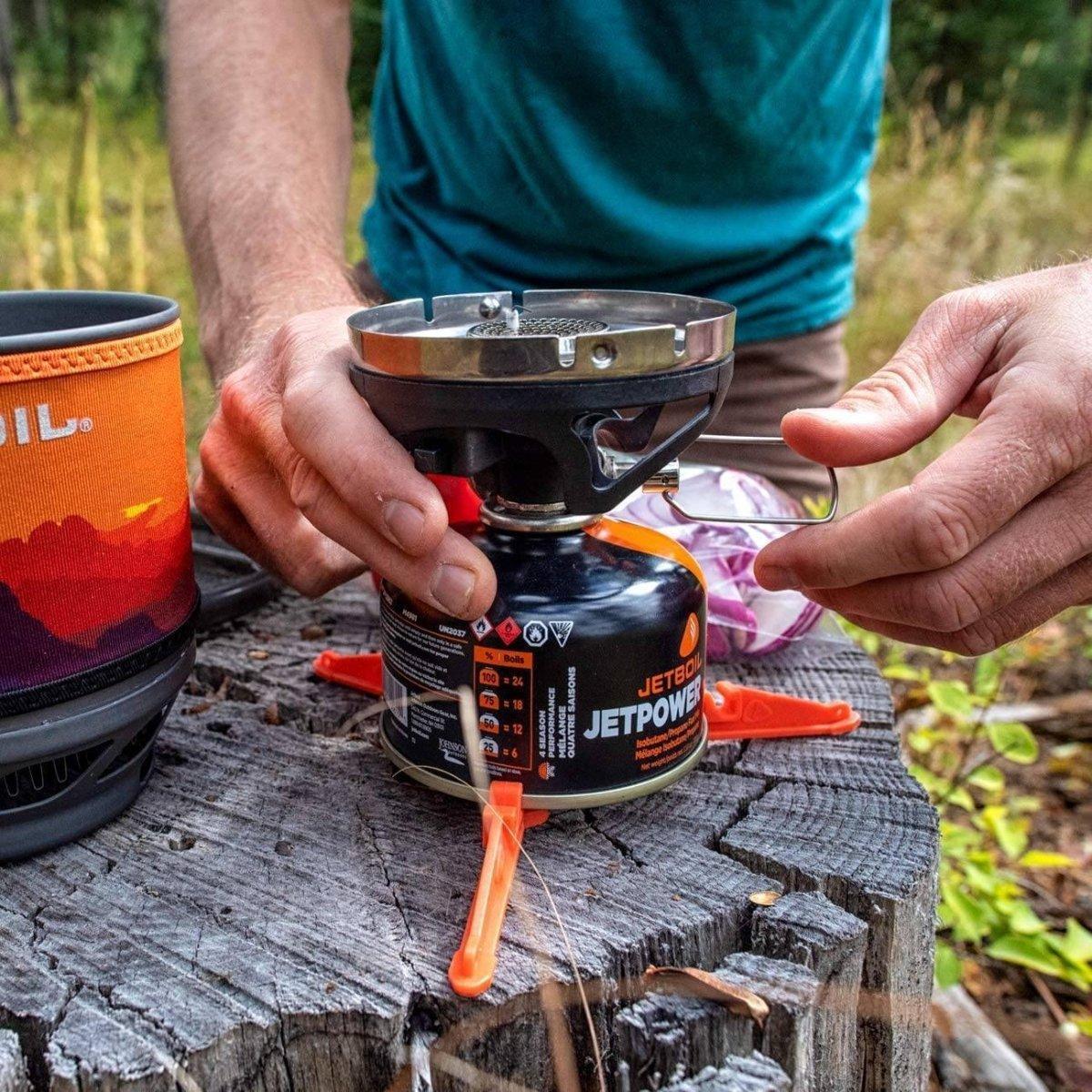 Jetboil MiniMo Camping Backpacking Stove Cooking System (Adjustable Heat Control) - NORTH RIVER OUTDOORS