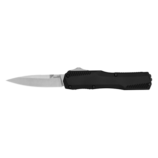 Kershaw 9000 Livewire OTF Auto Knife 3.3" CPM-20CV Satin Spear Point Blade Black Handles (USA) from NORTH RIVER OUTDOORS