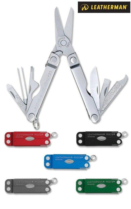 Leatherman Micra Keychain Multi-Tool 10-in-1 (USA) from NORTH RIVER OUTDOORS