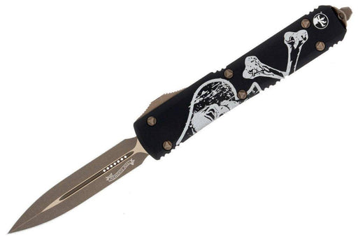 Microtech 122-13DCS Ultratech D/E Bronze Death Card Signature Series from NORTH RIVER OUTDOORS