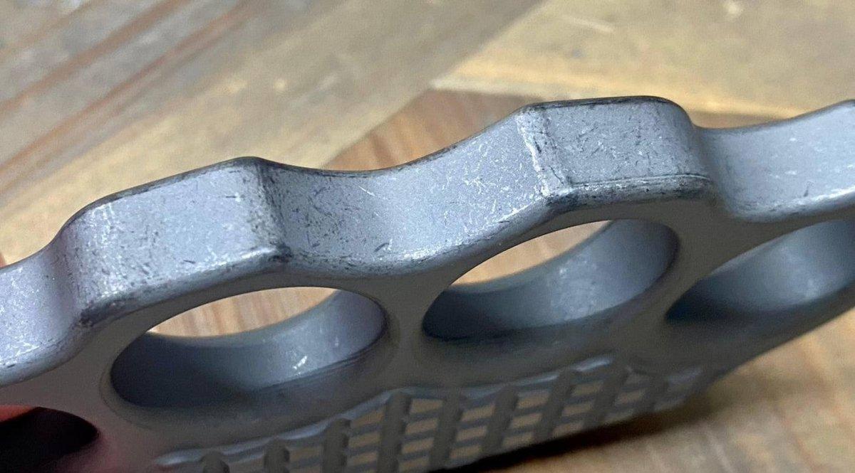 Microtech Marfione Custom Titanium Hand Tank 4-Hole Paperweight - NORTH RIVER OUTDOORS