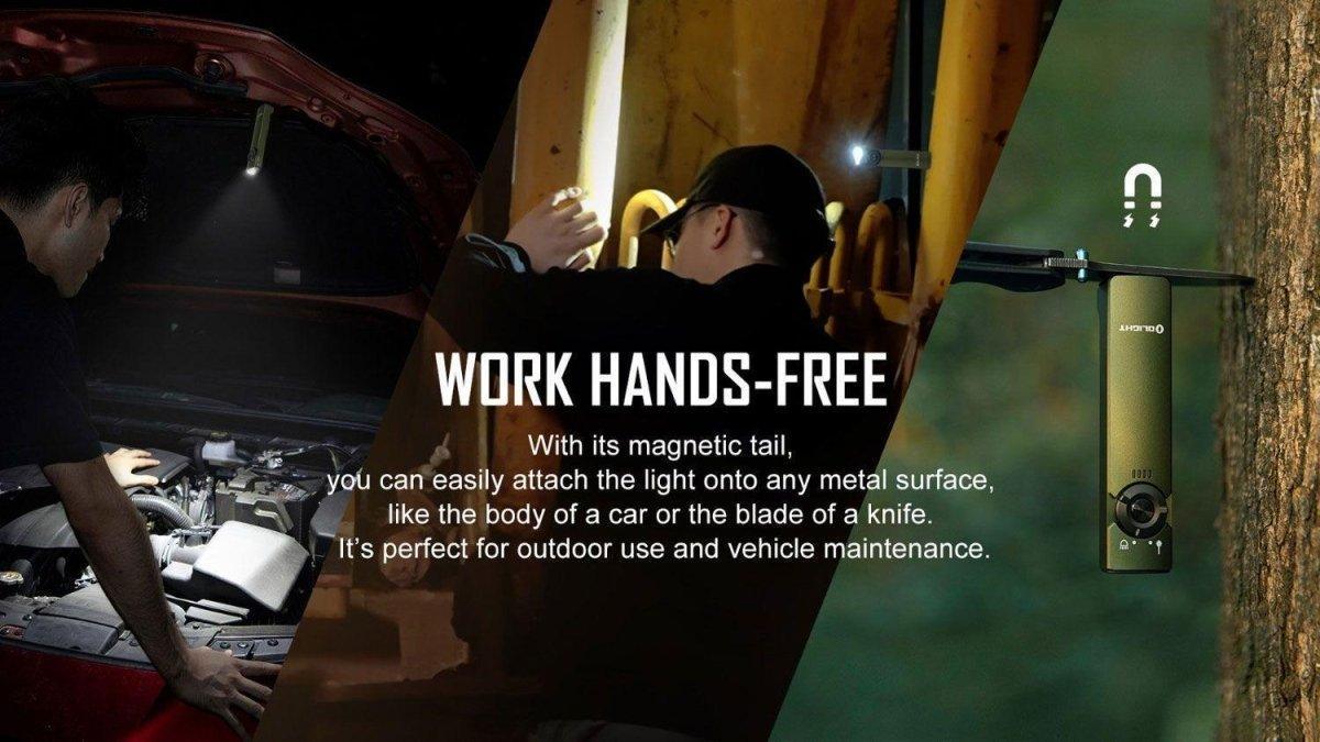 Olight Arkfeld Rechargeable Cool White LED Flat Flashlight 1000 Max Lumens - NORTH RIVER OUTDOORS