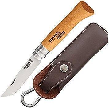 Opinel No 8 Stainless Steel Knife w/ Sheath (Gift Box) from NORTH RIVER OUTDOORS