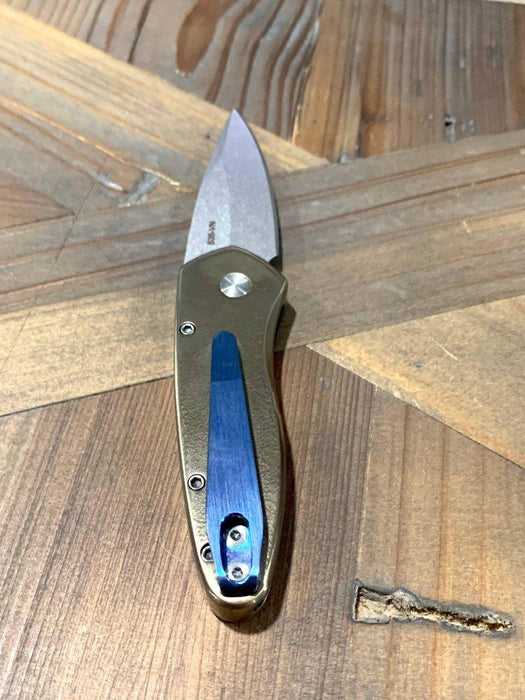 Pro-Tech 2022 Sprint Custom 001 Titanium Frame Clip S35VN Knife (USA) from NORTH RIVER OUTDOORS