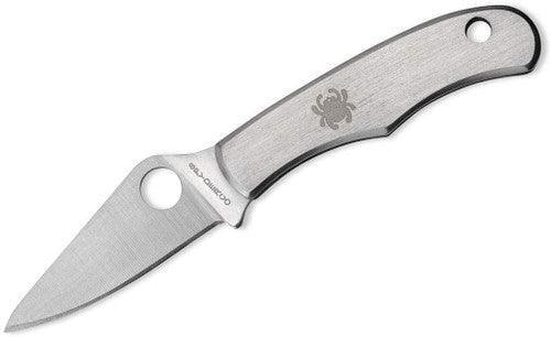 Spyderco Bug Non-Locking Knife Stainless Steel - PlainEdge from NORTH RIVER OUTDOORS