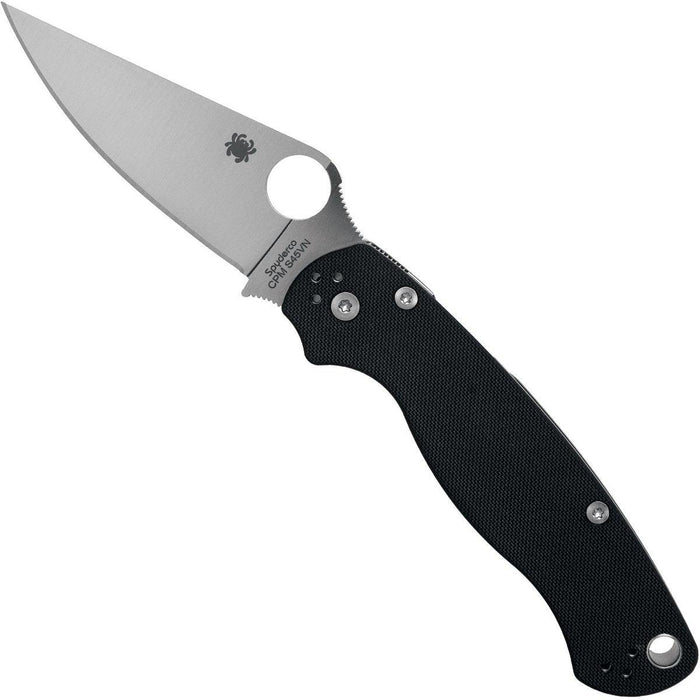 Spyderco Paramilitary 2 C81GP2 Knife 3.42" S45VN Blade, Black G10 Handles from NORTH RIVER OUTDOORS