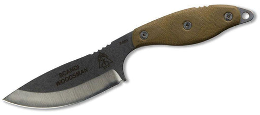 TOPS Scandi Woodsman Bushcraft Survival Knife (USA) from NORTH RIVER OUTDOORS