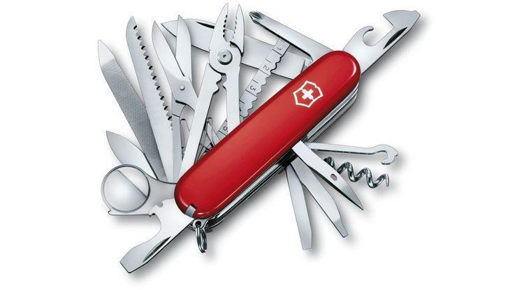 Victorinox Swiss Army SwissChamp Multi-Tool, Red, 3.58" Closed (Old Sku 53501) - 1.6795-X4 from NORTH RIVER OUTDOORS