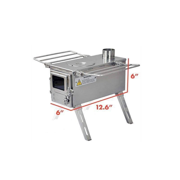 Winnerwell Nomad Small Portable Stove 450 Cubic Inch Firebox from NORTH RIVER OUTDOORS