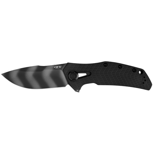 Zero Tolerance 0308BLKTS Flipper Knife 3.75" CPM-20CV Tigerstripe Blade from NORTH RIVER OUTDOORS
