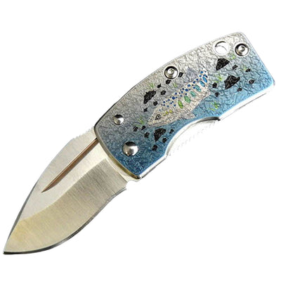 G. Sakai Amago Salmon Fish VG-10 Money Clip Folding Pocket Knife