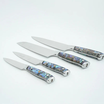 Toadfish 4pc Abalone Chef Knife Set