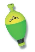 Betts Mr. Crappie Snap-on Pear Weighted 1.25" Yellow/Green