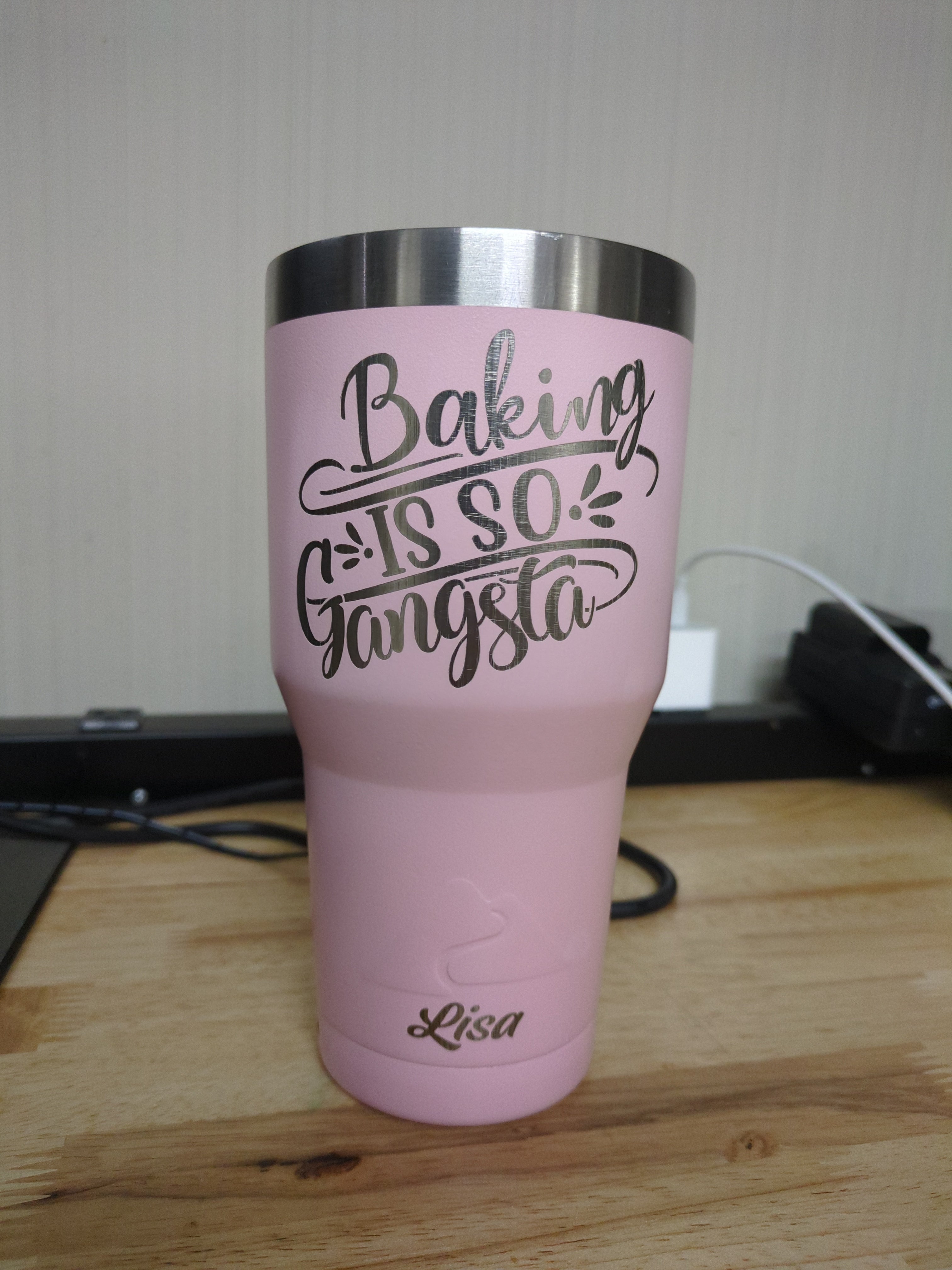 Custom Laser Engraving for Stainless Tumblers [SERVICE]