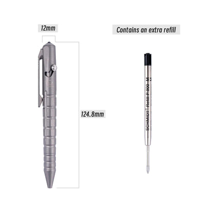 RovyVon Commander C10 Gen 2 Sandblasted & Stonewashed Titanium Bolt-action Tactical Pen - NORTH RIVER OUTDOORS