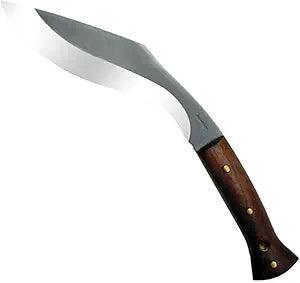 Condor Tools & Knife Heavy Duty Kukri Knife 10.01" 1075 Carbon Steel Blade w/ Walnut Wood Handle and Welted Leather Sheath (Copy) - NORTH RIVER OUTDOORS
