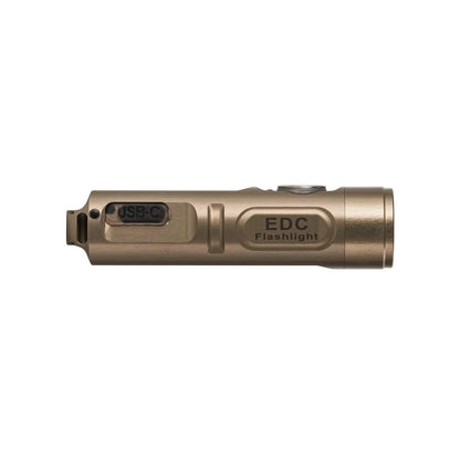 RovyVon A3 Pro Gen 4 7075 Aluminum Keychain Flashlight Desert Tan - NORTH RIVER OUTDOORS