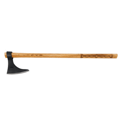 Condor Tools & Knife Valhalla Axe Series Battle Axe 6.1" Carbon Steel Head w/ American Hickory Handle and Leather Sheath