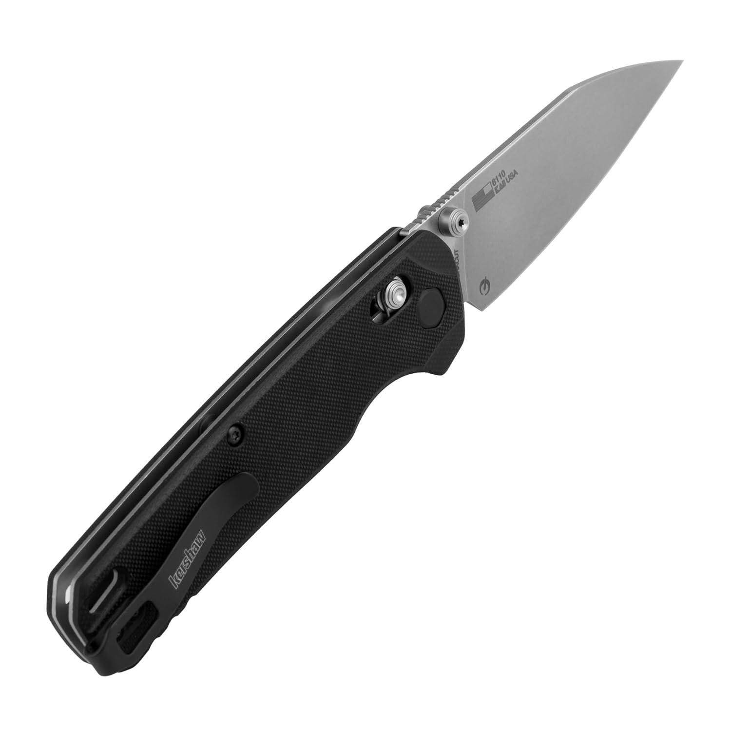 Kershaw Bel Air XL MagnaCut DuraLock Knife Black G-10 (3.4" Stonewash) 6110
