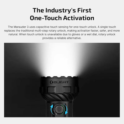 Olight Marauder 3 Flashlight (25,000 Lumens)