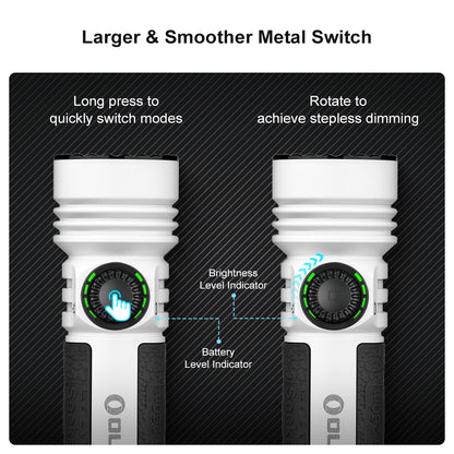 OLIGHT Seeker 4 Pro Rechargeable High Power Flashlight 4600 Lumens USB C