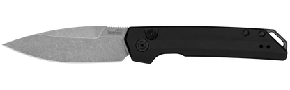 Kershaw 7038 Auto Launch Iridium Folding Knife 3.45" MagnaCut Spear Point Blade Black Handles