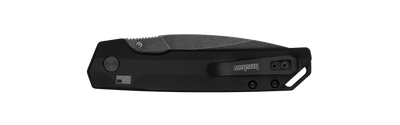 Kershaw 7038G10 Auto Launch Iridium Folding Knife 3.45" MagnaCut BlackWash Spear Point Blade Black G10