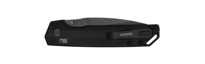 Kershaw 7038G10 Auto Launch Iridium Folding Knife 3.45" MagnaCut BlackWash Spear Point Blade Black G10