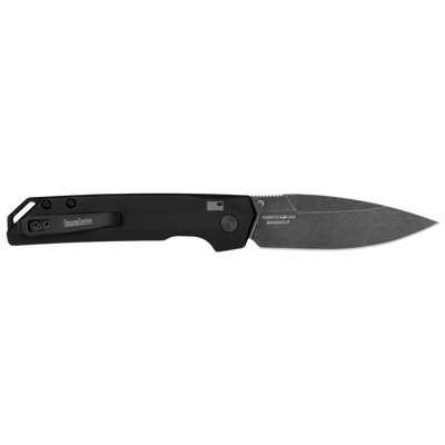 Kershaw 7038G10 Auto Launch Iridium Folding Knife 3.45" MagnaCut BlackWash Spear Point Blade Black G10