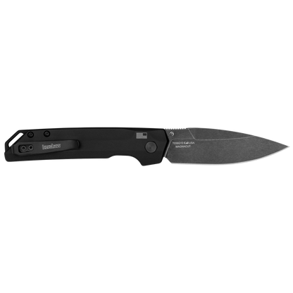 Kershaw 7038G10 Auto Launch Iridium Folding Knife 3.45" MagnaCut BlackWash Spear Point Blade Black G10