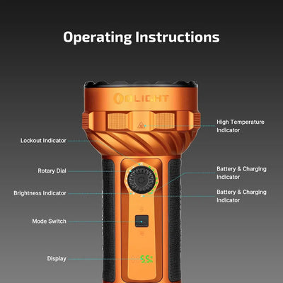 Olight Marauder 3 Flashlight (25,000 Lumens)