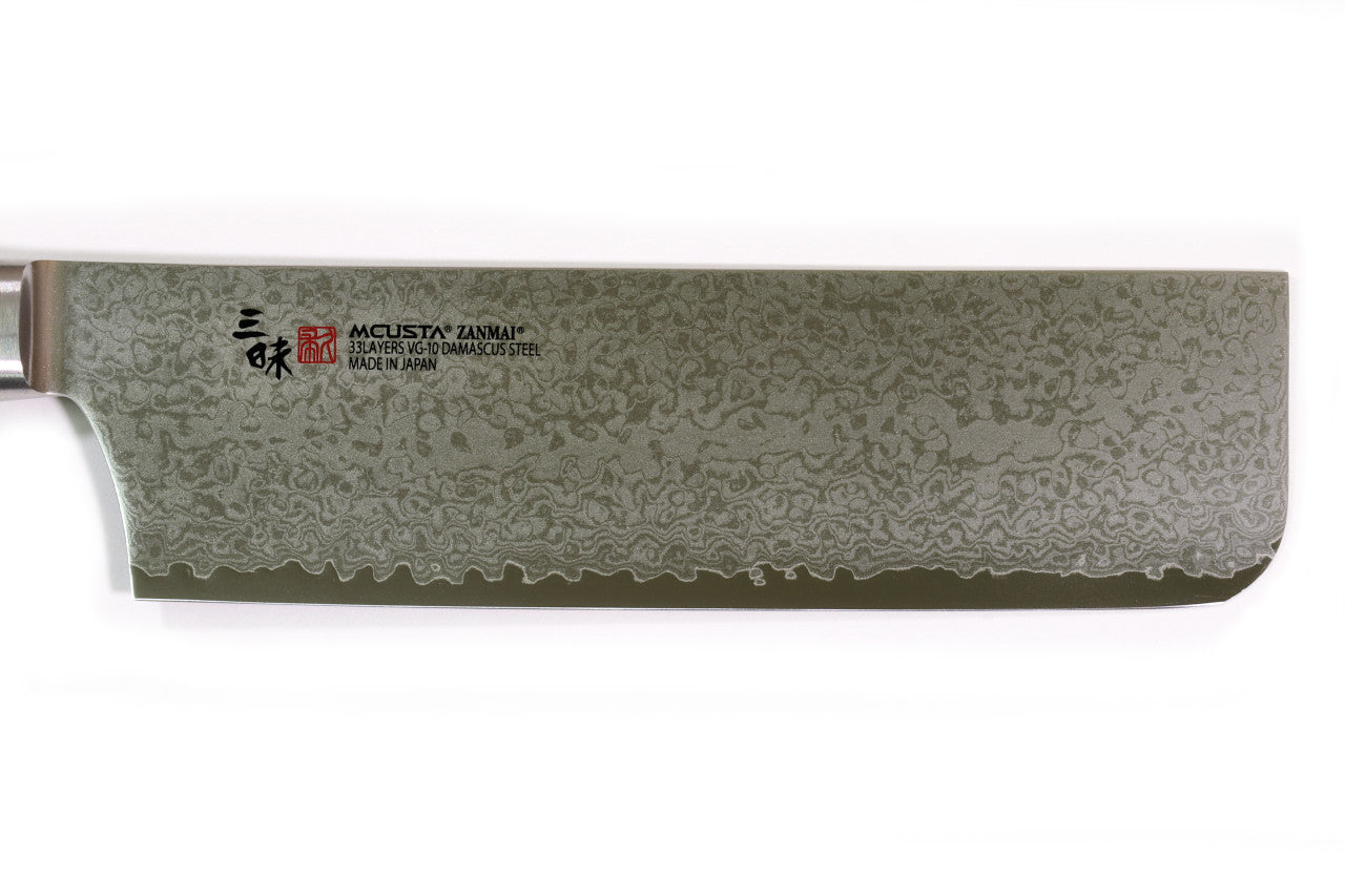 Mcusta Zanmai Classic Pro Nakiri VG-10 Damascus Kitchen Vegetable Knife