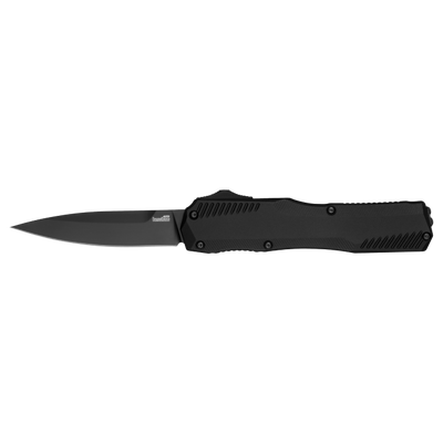 Kershaw 9000BLK Livewire OTF Auto Knife 3.3" MagnaCut Black DLC Spear Point
