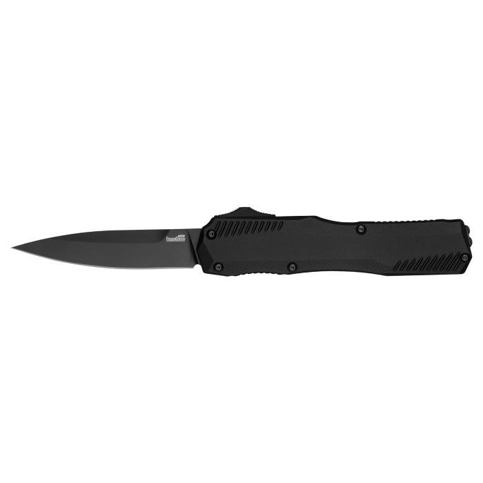 Kershaw 9000BLK Livewire OTF Auto Knife 3.3" MagnaCut Black DLC Spear Point