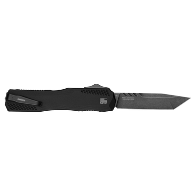 Kershaw 9000T Livewire OTF Auto Knife 3.3" MagnaCut Black Tanto