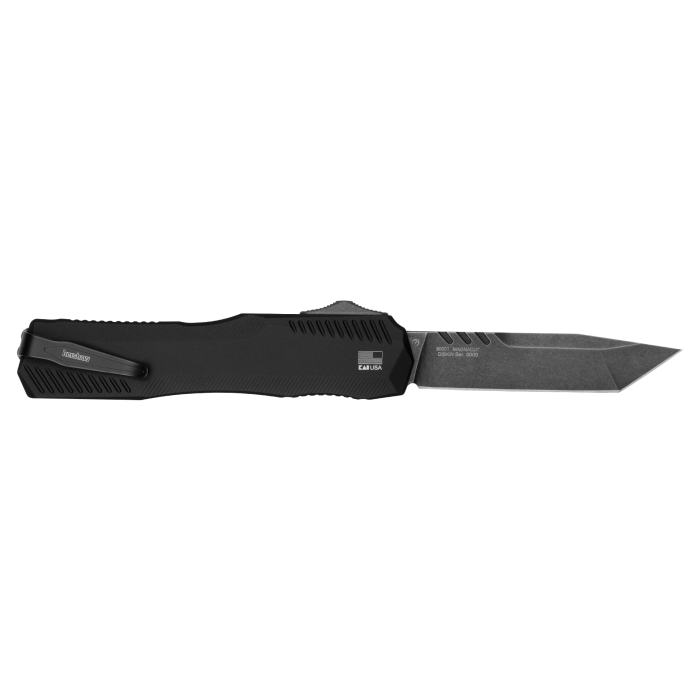Kershaw 9000T Livewire OTF Auto Knife 3.3" MagnaCut Black Tanto