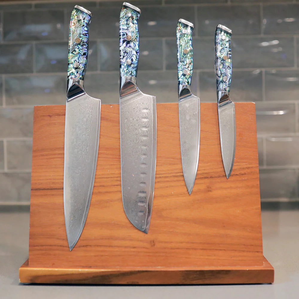 Toadfish 4pc Abalone Chef Knife Set