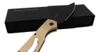 Pro-Tech Strider PT236 PT+ Auto Folding Knife 3.05" MagnaCut Black DLC Drop Point Blade AlBronze Bronze Handles from NORTH RIVER OUTDOORS