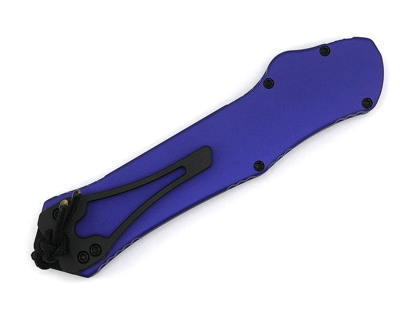 Heretic Hydra v3 Tanto Two-Toned Blade Purple Handle Single Action Auto Knife (H006-10A-PU) from NORTH RIVER OUTDOORS
