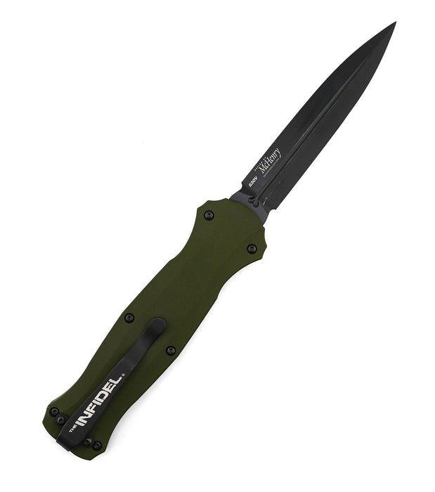 Benchmade 3300DLC-1802 Infidel Dagger AUTO OTF Knife 3.91" S30V (Pre-Owned) from NORTH RIVER OUTDOORS